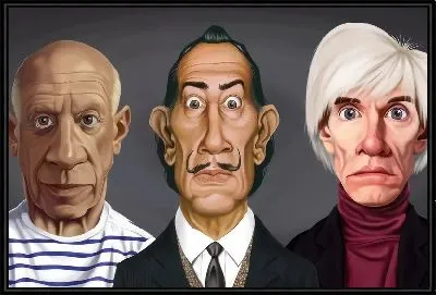 Картина Пикассо, Дали, Уорхол