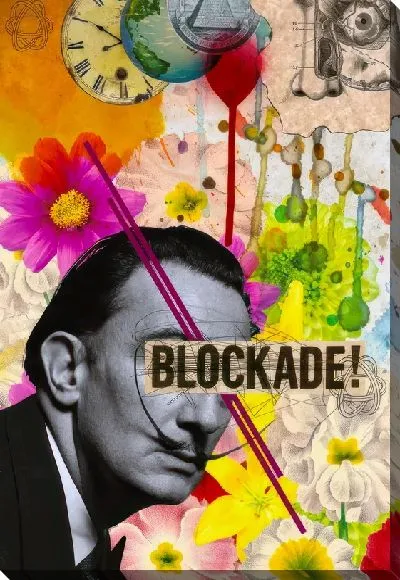 Картина маслом Дали Blockade