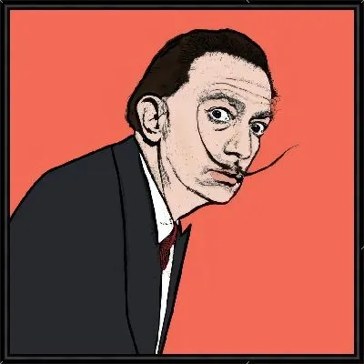 Картина Арт портрет Дали