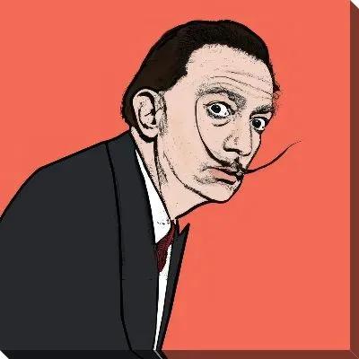 Арт портрет Дали