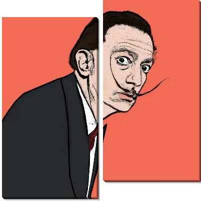 Арт портрет Дали