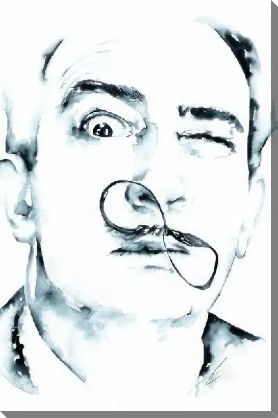 Постер Прищуренный Дали