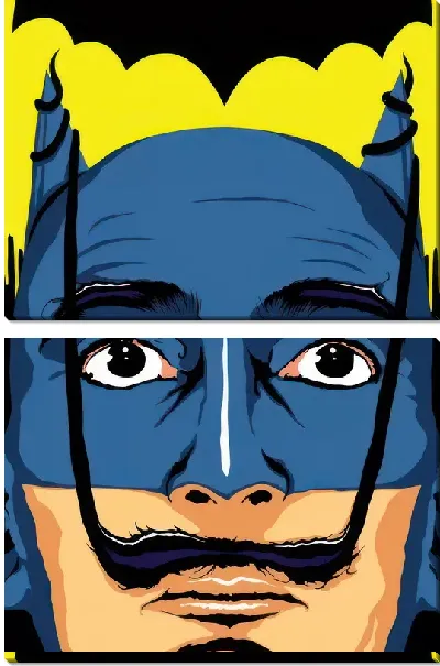 Модульная картина Дали Бэтмен