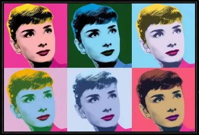 Одри в стиле Уорхола