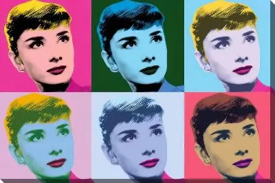 Одри в стиле Уорхола