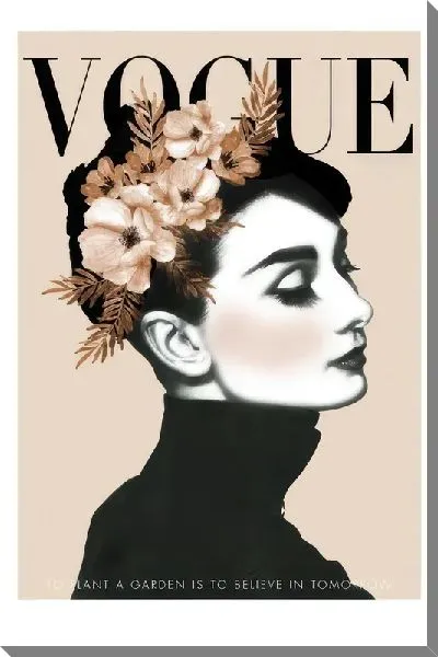 Картина маслом Vogue Одри Хепбёрн №2