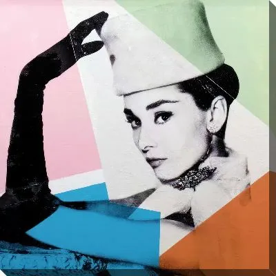 Картина маслом Портрет Одри Хепбёрн №4