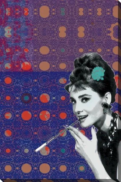 Картина маслом Портрет Одри Хепбёрн №5