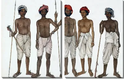 Модульная картина Пять новобранцев (Five Recruits)
