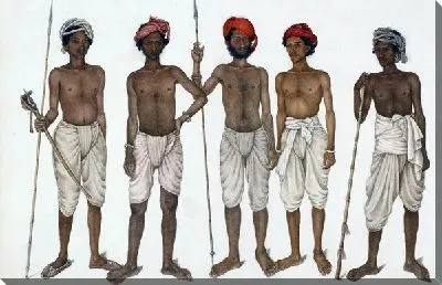 Картина маслом Пять новобранцев (Five Recruits)