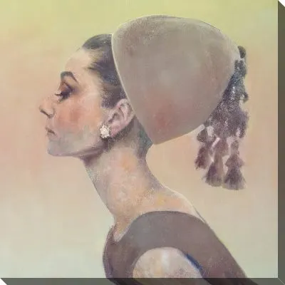 Картина маслом Спокойная Одри Хепбёрн