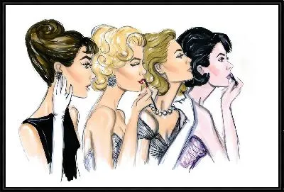 Одри Хепбёрн и Монро