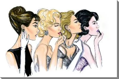 Одри Хепбёрн и Монро