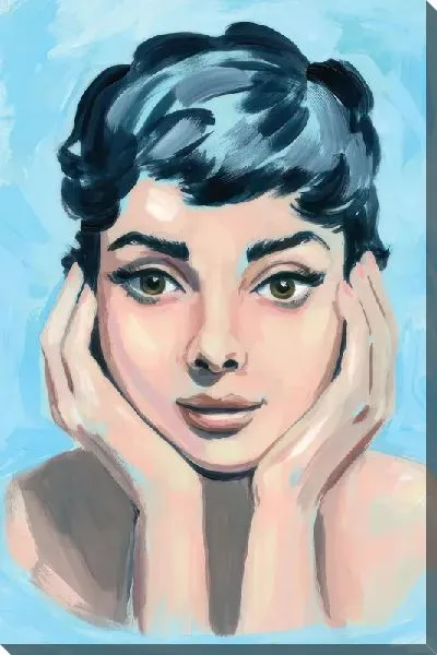 Картина маслом Романтичная Одри Хепбёрн