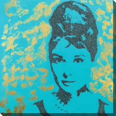 Картина маслом Одри Хепбёрн №10