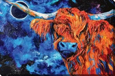 Картина маслом Бык №8
