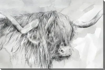 Картина маслом Бык №9