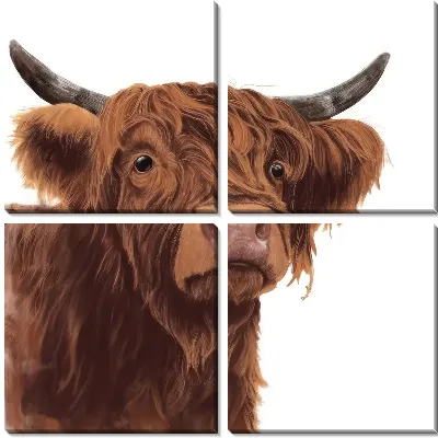 Модульная картина Бык №15