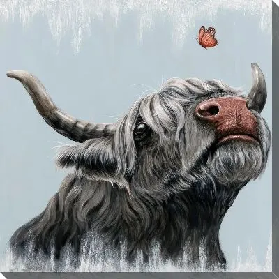 Постер Бык и бабочка