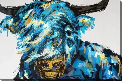 Картина маслом Арт бык №2