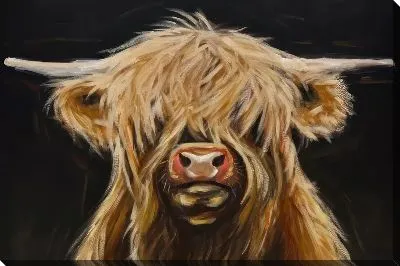 Картина маслом Бык №211