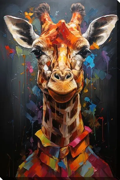 Картина маслом Арт жираф