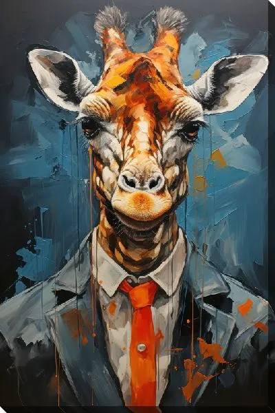 Картина маслом Арт жираф №2