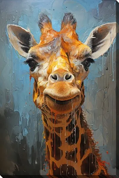 Картина маслом Улыбчивый жираф