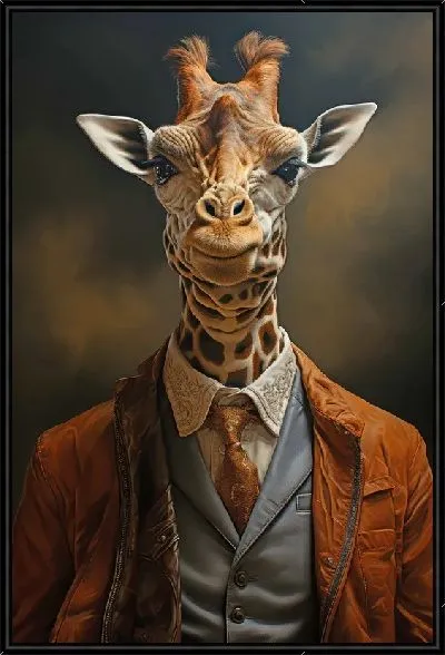 Картина Жираф в костюме