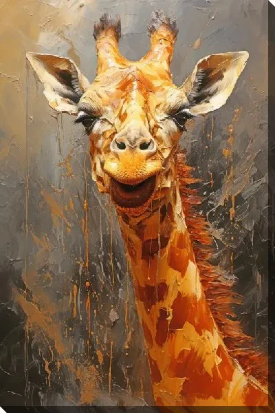 Картина маслом Арт жираф №42