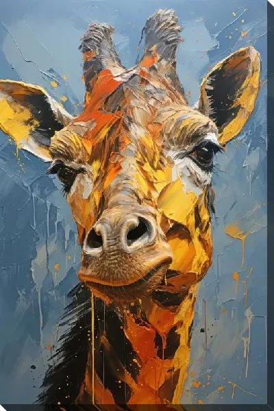 Картина маслом Арт жираф №45