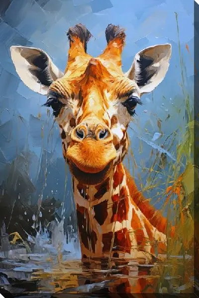 Картина маслом Арт жираф №51