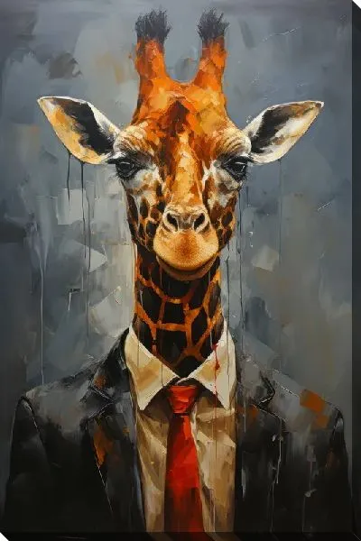 Картина маслом Арт жираф №52