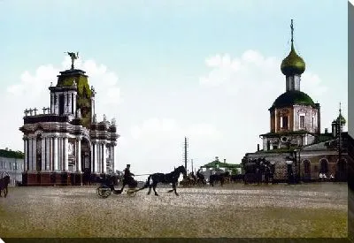 Картина маслом Башни Кремля (Kremlin towers)