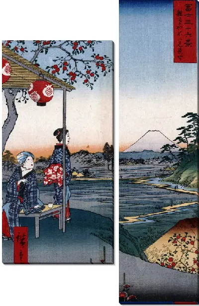 Модульная картина Чайный домик (The Teahouse)