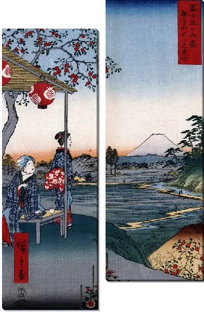Модульная картина Чайный домик (The Teahouse)