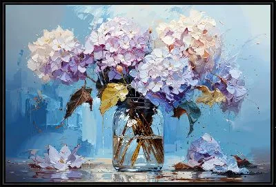 Гортензии в вазе №21
