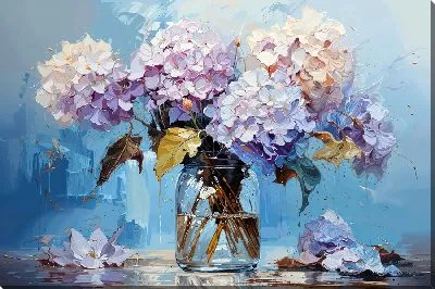 Гортензии в вазе №21