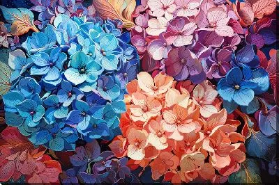 Картина маслом Букет гортензий №32