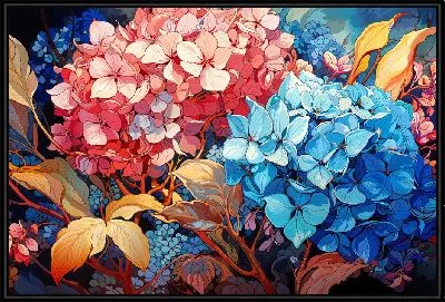Картина Бутоны гортензий №61