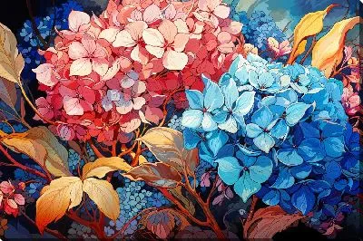Картина маслом Бутоны гортензий №61