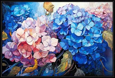 Картина Бутоны гортензий №67