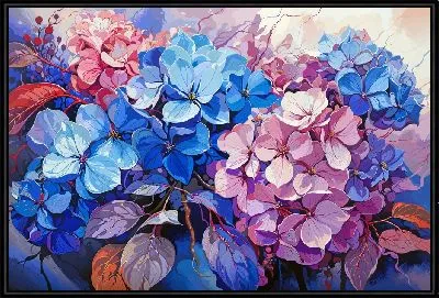 Картина Бутоны гортензий №68