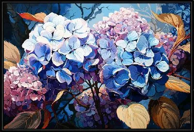 Картина Бутоны гортензий №71