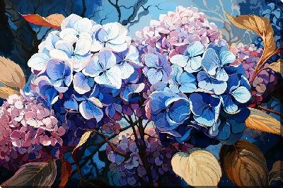 Картина маслом Бутоны гортензий №71