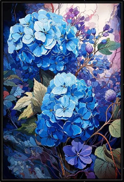 Картина Гортензии №81