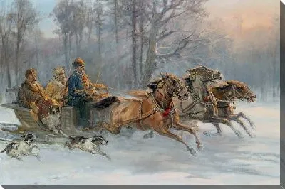 Господа на санях (Gentlemen on a Sleigh Ride)