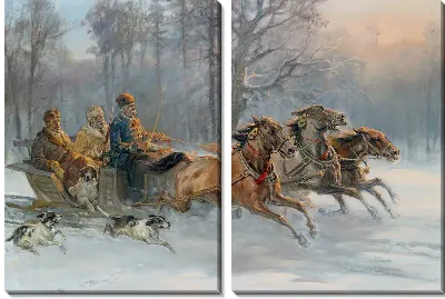 Господа на санях (Gentlemen on a Sleigh Ride)