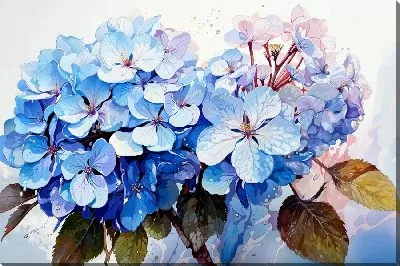 Картина маслом Гортензии №87