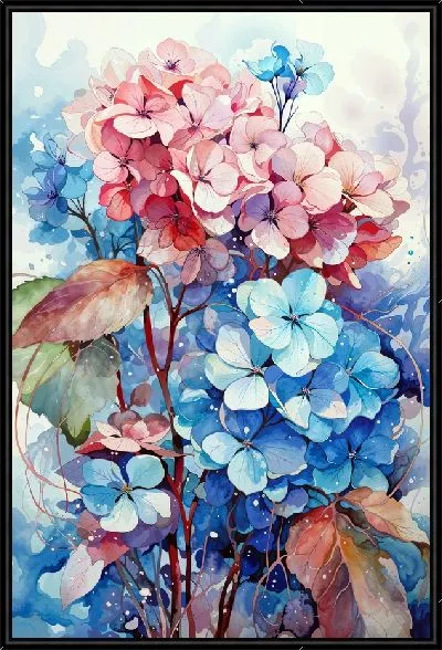 Картина Гортензии №89